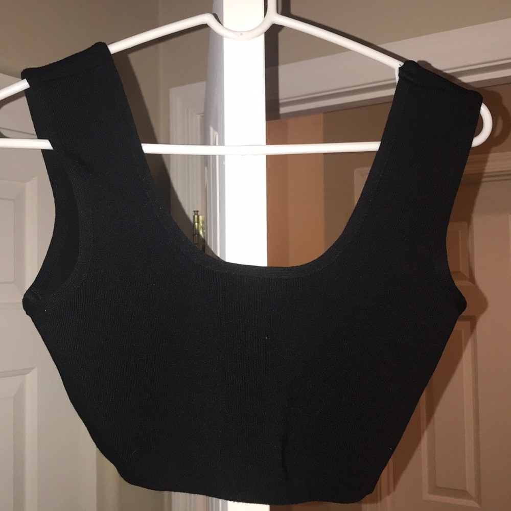 Thick Ribbed Crop Tank